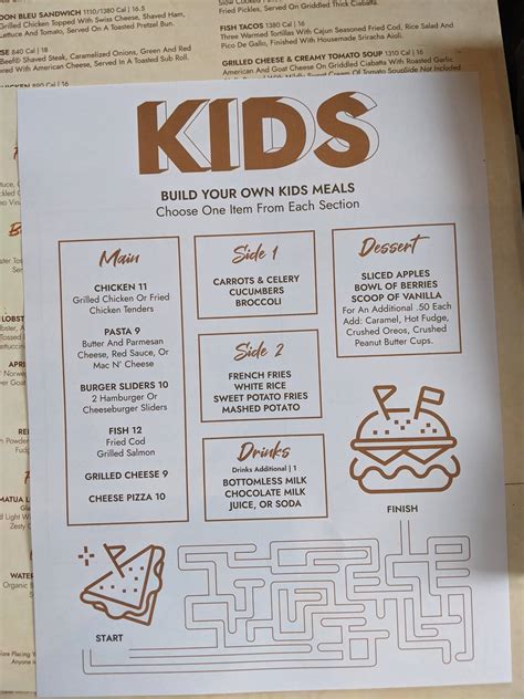 110 grill woburn|110 grill kids menu.